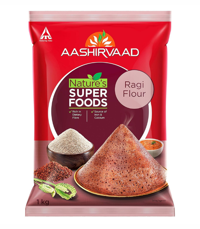 Untitled design (32) SUPER FOOD Ragi Flour | FINGER MILLETS FLOUR - Image 1