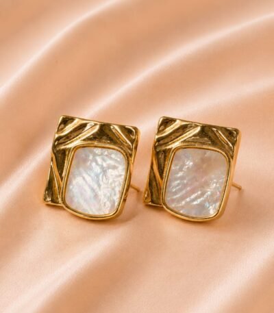 Mrigaya Pearl Gleam Earrings for Women