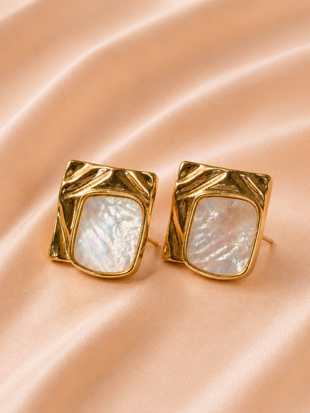 1.A (1) Mrigaya Pearl Gleam Earrings for Women