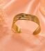 Golden Spark Infinity Wave Statement Bangle